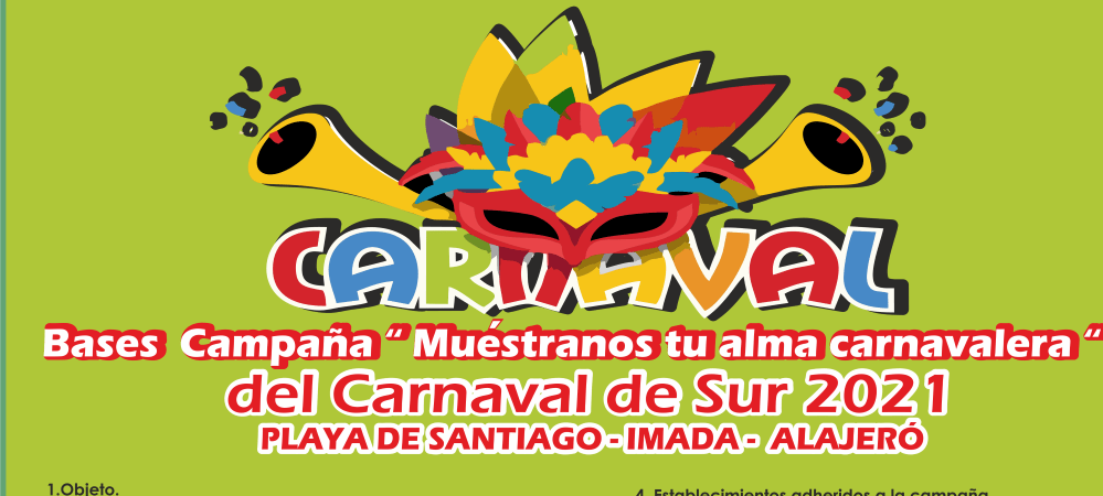 ‘Muéstranos tu alma carnavalera’, campaña del Carnaval del Sur para incentivar compras y consumiciones