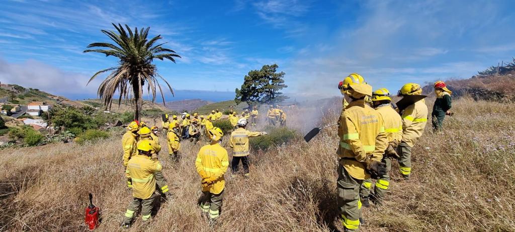 La Gomera concluye la campaña de incendios con una decena de incidentes registrados