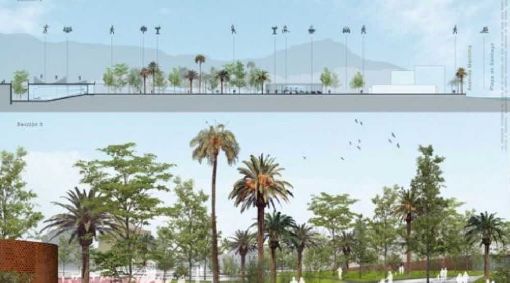 Alajeró impulsa el futuro Parque Urbano en Playa de Santiago que contará con zonas verdes y parking subterráneo