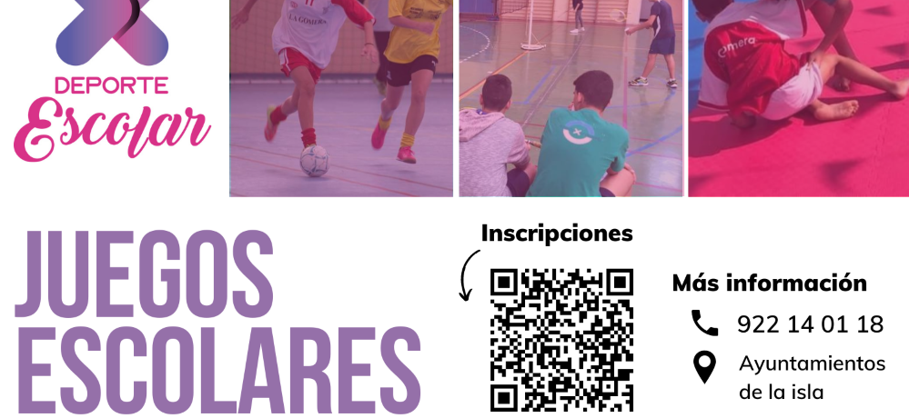 El Cabildo impulsa el deporte entre los jóvenes de La Gomera con la nueva campaña de Juegos Escolares