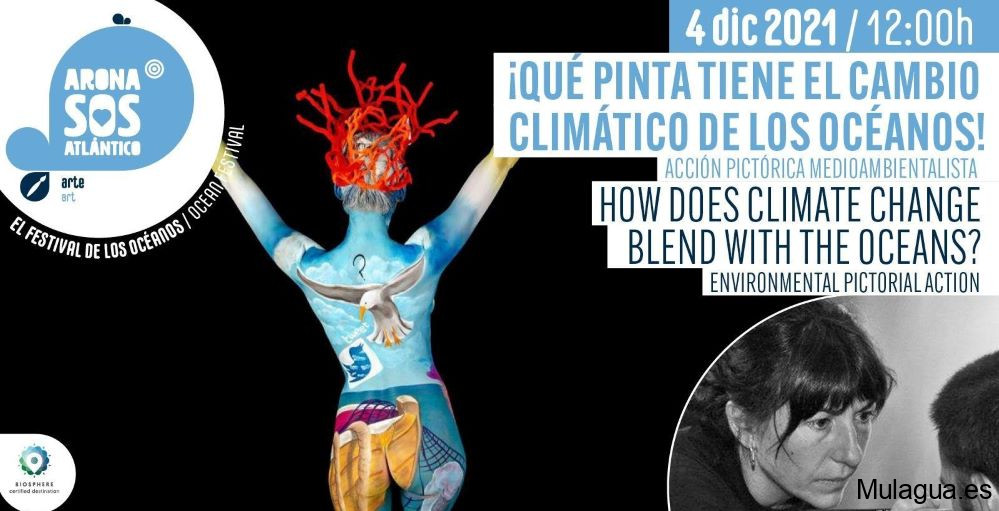 La artista Anna Tugues creará una obra de pintura corporal para denunciar el cambio climático