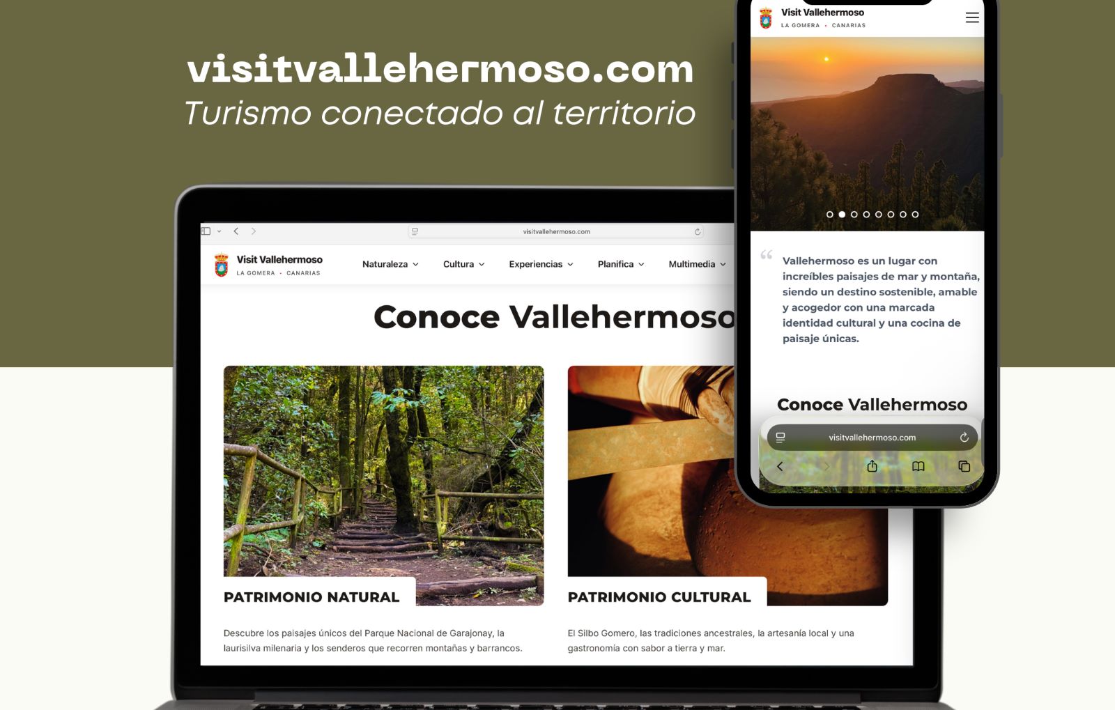 Vallehermoso refuerza su promoción turística con la nueva web «visitvallehermoso.com»